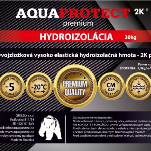 Aquaprotect 2K - Ideális védelem a talajnedvesség és nyomás alatt lévő víz ellen. Grizzly